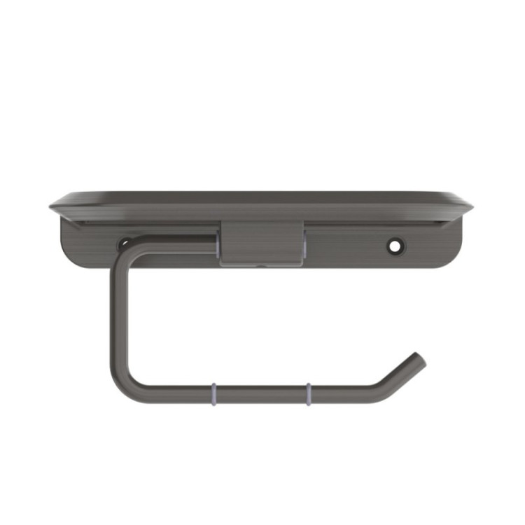 Держатель для туалетной бумаги с полочкой Cezares LINER-PHM-GM