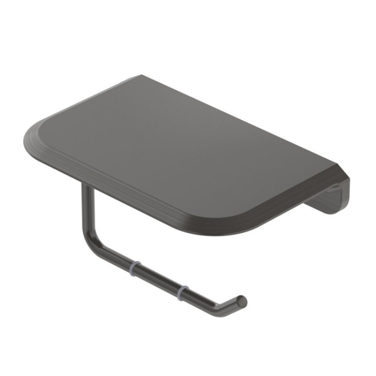 Держатель для туалетной бумаги с полочкой Cezares LINER-PHM-GM