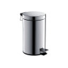 Корзина для мусора с педалью 8л Aquatek полир. хром AQ4992CR