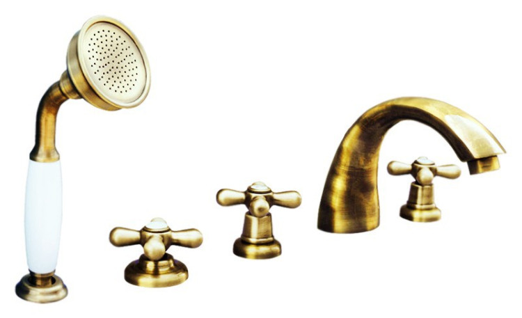 Смеситель на борт ванны Rav Slezak Morava retro MK176.5PSM