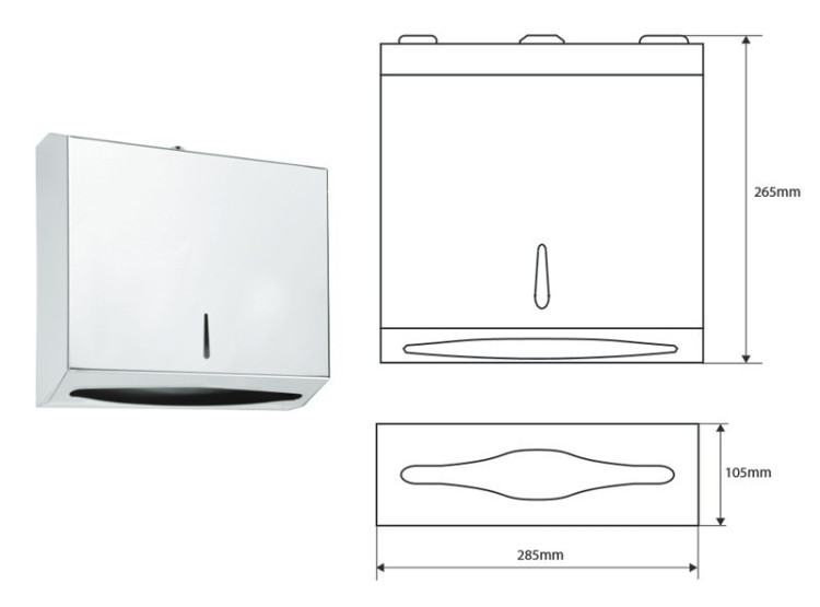 Диспенcер для бумажных полотенец Bemeta 113103031
