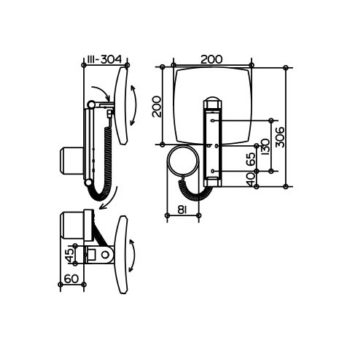 Косметическое зеркало Keuco iLook move 17613 019000