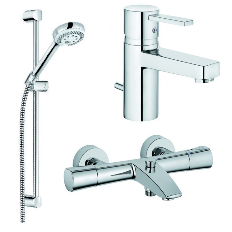 Комплект смесителей Kludi Zenta 351010538+382500575+683600500