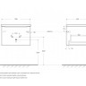Керамическая раковина 600x460x180 BelBagno BB1923-600