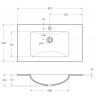 Керамическая раковина 600x460x180 BelBagno BB1923-600