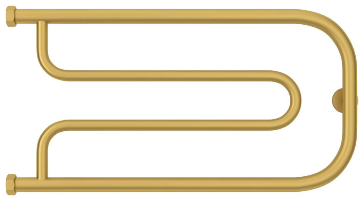 Полотенцесушитель водяной Сунержа Гусли+ 320х650 Матовое золото