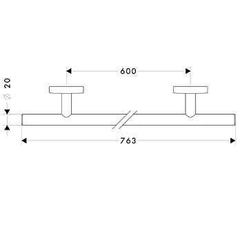 Полотенцедержатель Hansgrohe Logis 40516000
