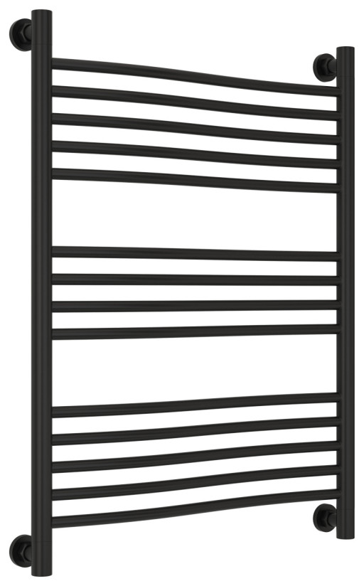 Полотенцесушитель водяной Сунержа Флюид+ 800х600 Матовый чёрный