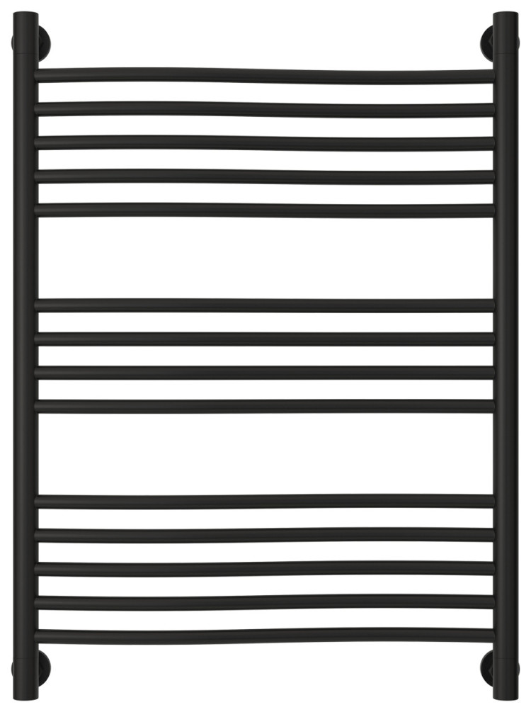 Полотенцесушитель водяной Сунержа Флюид+ 800х600 Матовый чёрный