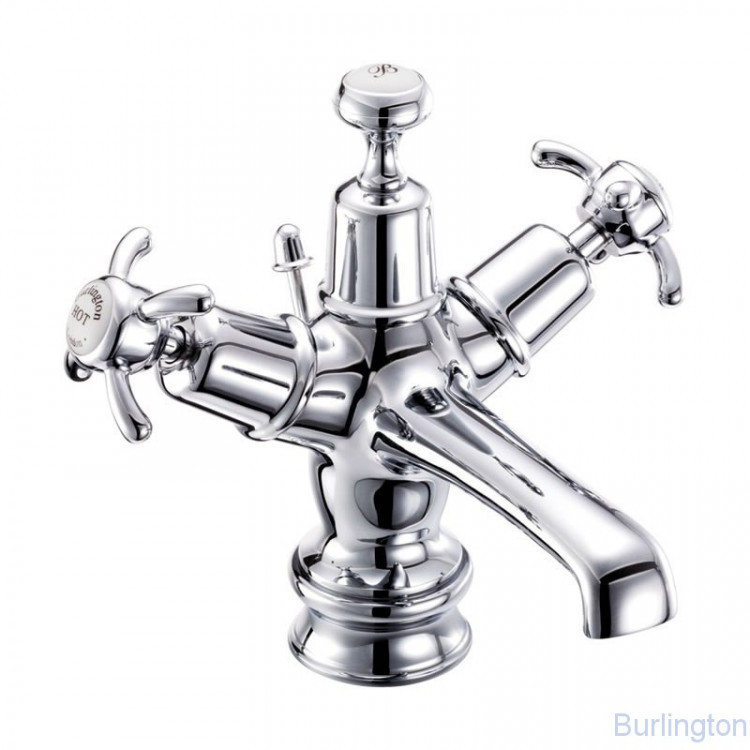 Смеситель для раковины на 1 отверстие Regent, с донным клапаном [ANR4]