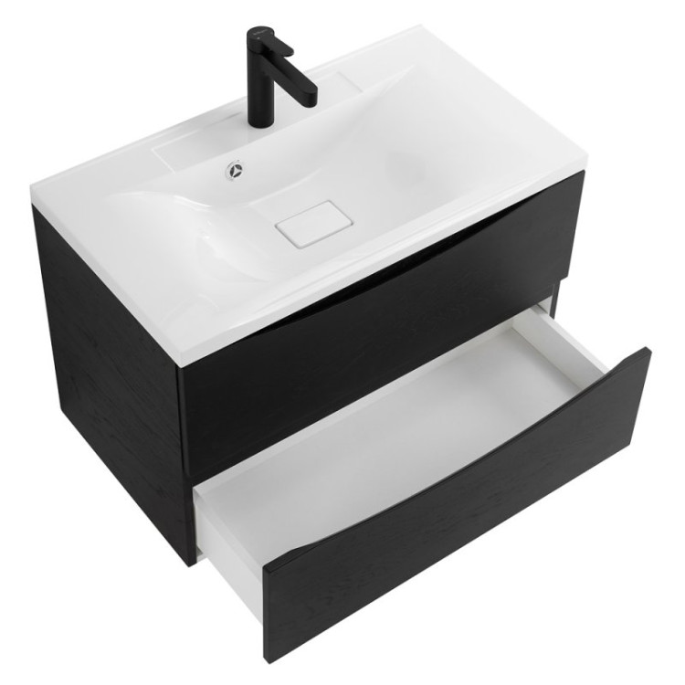 Раковина из искусственного камня BelBagno BB800/450-LV-ART-AST-NERO