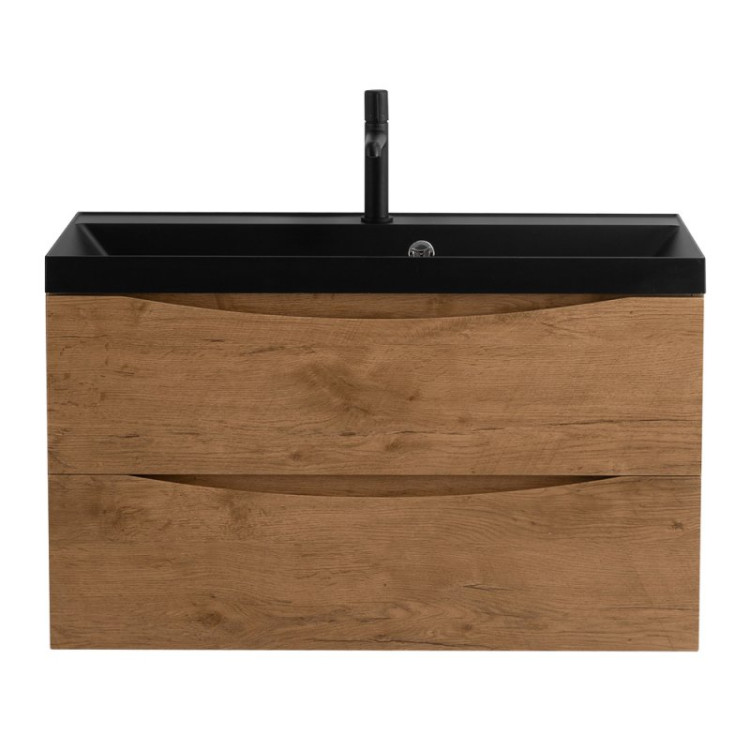 Раковина из искусственного камня BelBagno BB800/450-LV-ART-AST-NERO