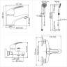 WasserKRAFT A31011 Комплекдля ванной 3 1