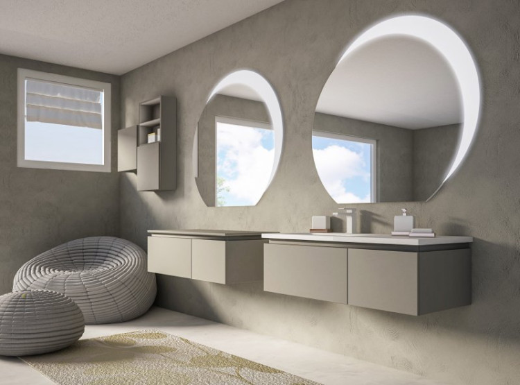 Подвесной шкафчик с двумя выдвижными ящиками, 100х45х32 Cezares 55077