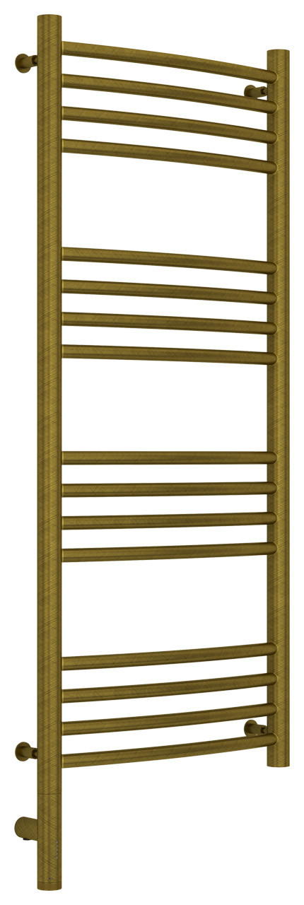 Полотенцесушитель электрический Сунержа Богема 3.0 выгнутая 1000х400 МЭМ левый Состаренная бронза