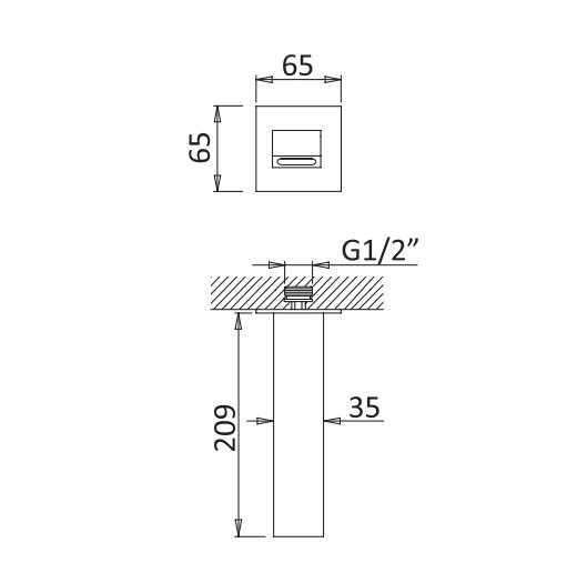 Излив для ванны Cezares PORTA-SC-01