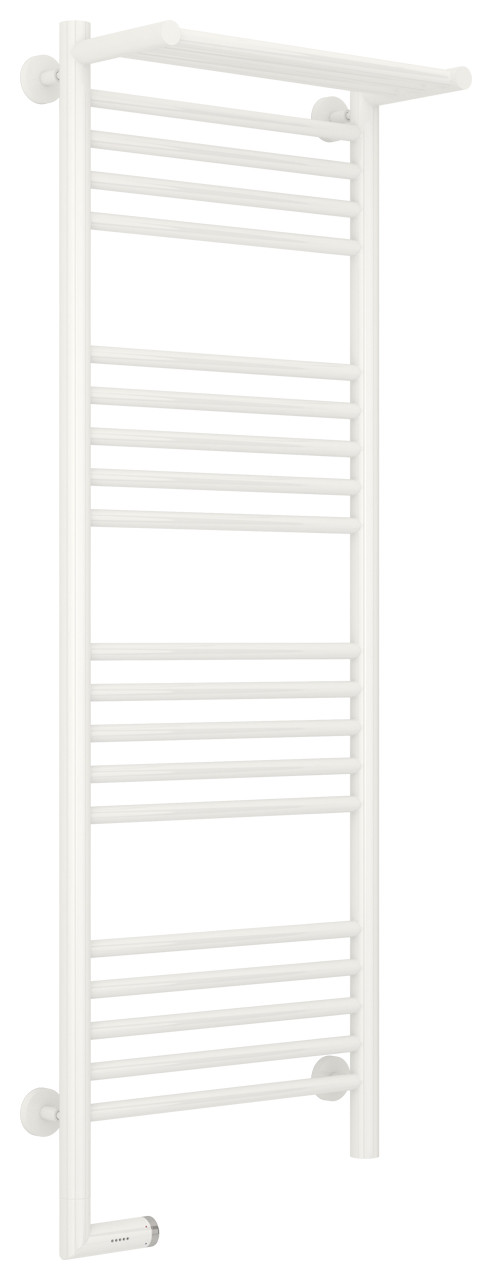 Полотенцесушитель электрический Сунержа Богема с полкой 2.0 1200х400 МЭМ левый Белый