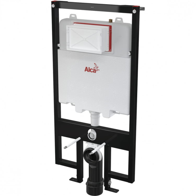 Скрытая система инсталляции для сухой установки (для гипсокартона) Alcadrain AM1101/1200 Sádromodul Slim
