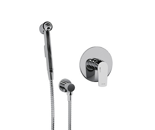 WasserKRAFT A06157 Встраиваемый комплект для биде со шлангом 120 см