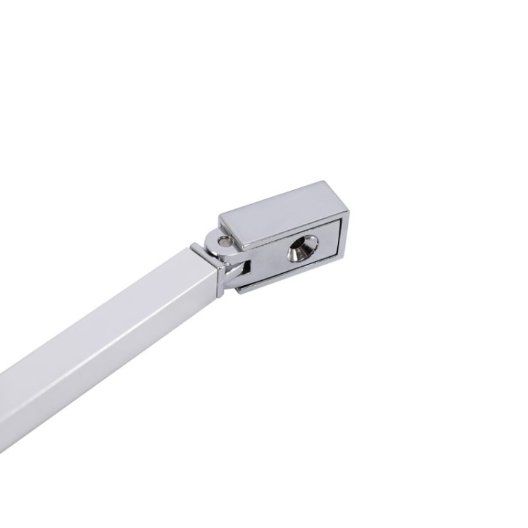 Душевая перегородка универсальная с односторонним входом, стекло графит, профиль хром Cezares LIBERTA-L-1-TB-120-GR-Cr