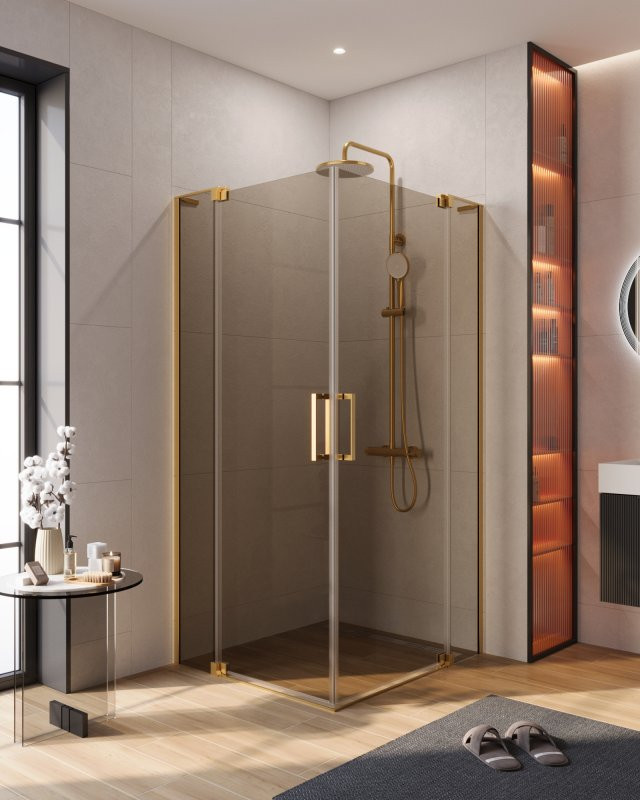 Душевой уголок SLIDER AH-2 Cezares SLIDER-AH-2-70/80-80/90-C-Cr