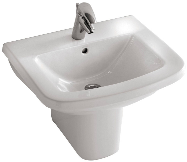 Раковина (56 х 46 см) с одним отверстием для смесителя. Jacob Delafon PANACHEE1434-00