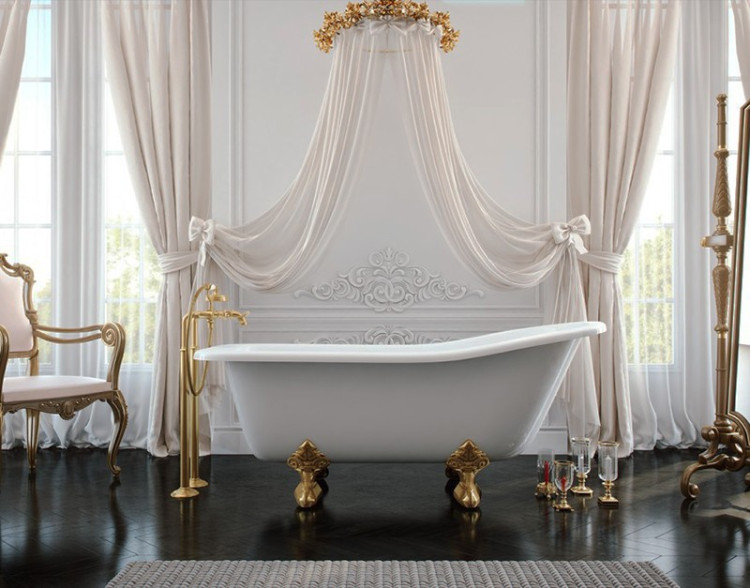 Ванна из искусственного камня Эстет Царская 150x73