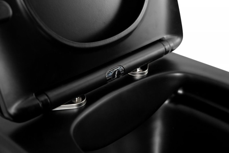 Унитаз подвесной безободковый Cezares BB3202CHR-MB