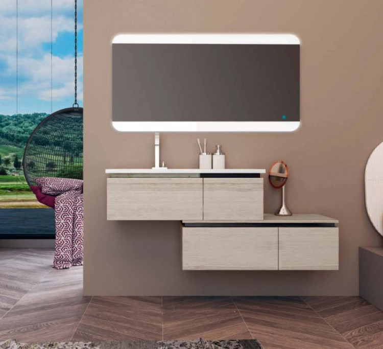 Зеркало со встроенной LED подсветкой touch system Cezares 45004