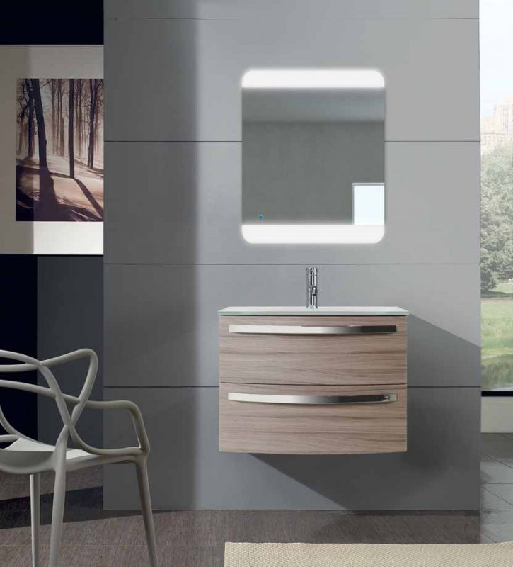 Зеркало со встроенной LED подсветкой touch system Cezares 45004