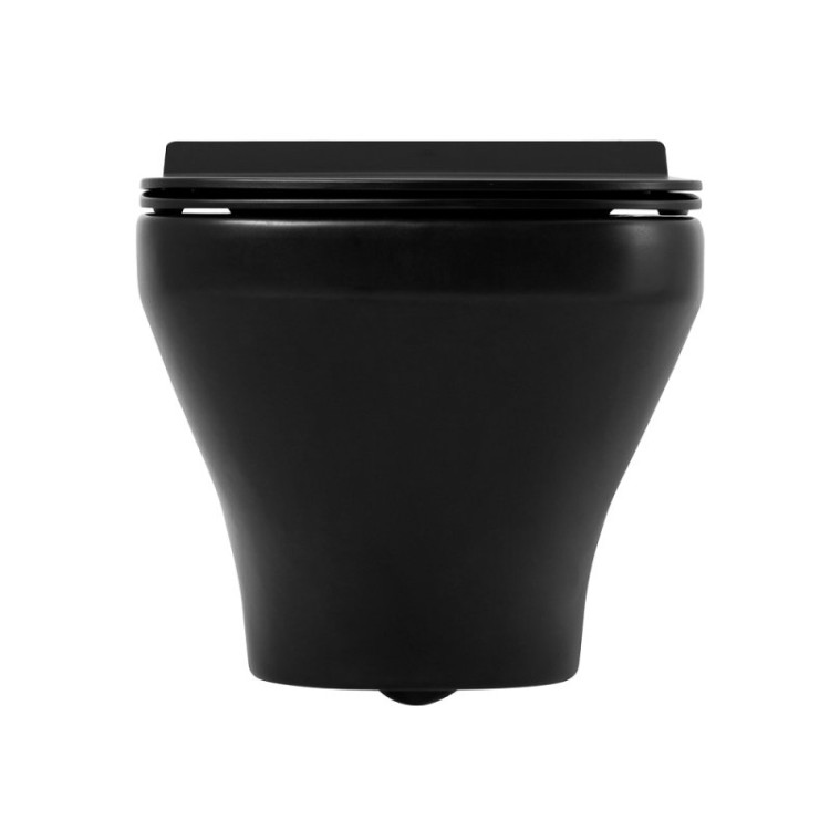 Унитаз подвесной безободковый Cezares BB3201CHR-MB