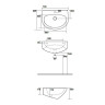 Раковина Kerasan Aquatech 3740