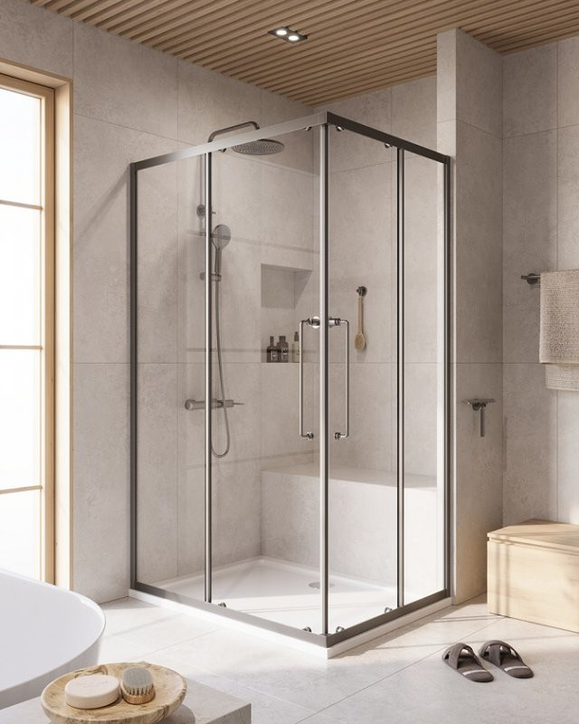 Душевой уголок RELAX-304-AH-2 Cezares RELAX-304-AH-2-120/90-C-CR