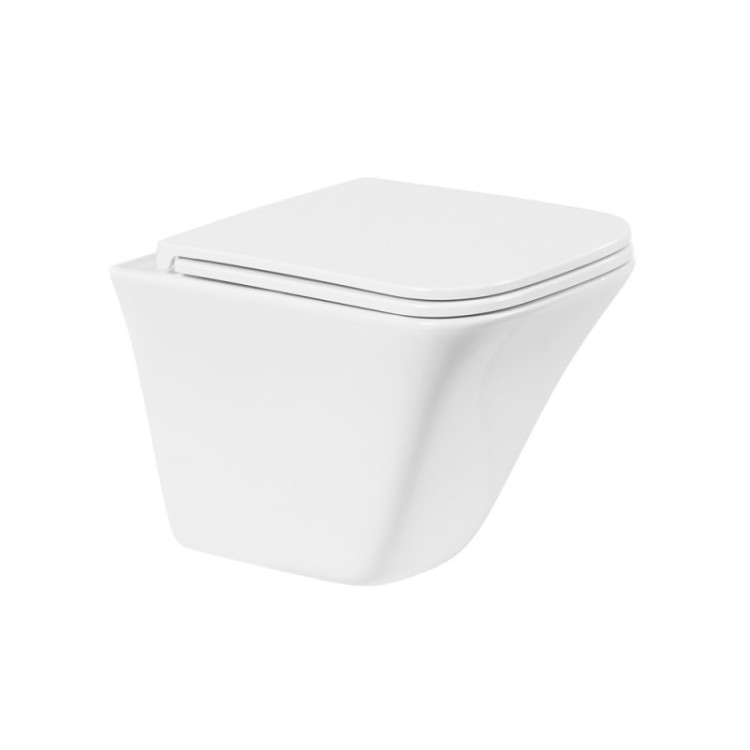 Унитаз подвесной безободковый с креплением BelBagno BB052CHR