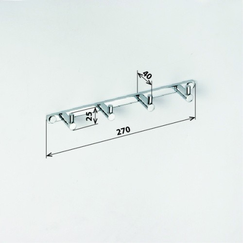 Крючок для полотенец Bemeta Omega 104606102