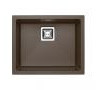 Мойка ALVEUS QUADRIX 50 GRANITAL+ CHOCOLATE-G03M 560X460X200 с сифоном 1133398,