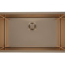 Мойка QUADRIX MONARCH 60 COPPER 740x400x200 в компл. с выпуском без сифона,