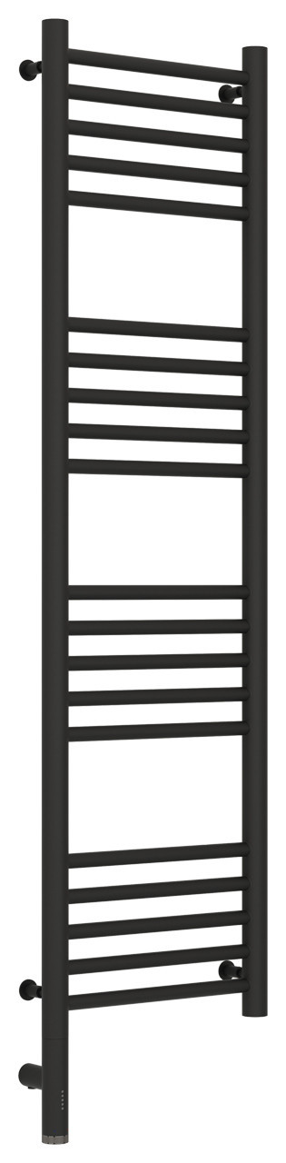 Полотенцесушитель электрический Сунержа Богема 3.0 прямая 1200х300 МЭМ левый Тёмный титан муар