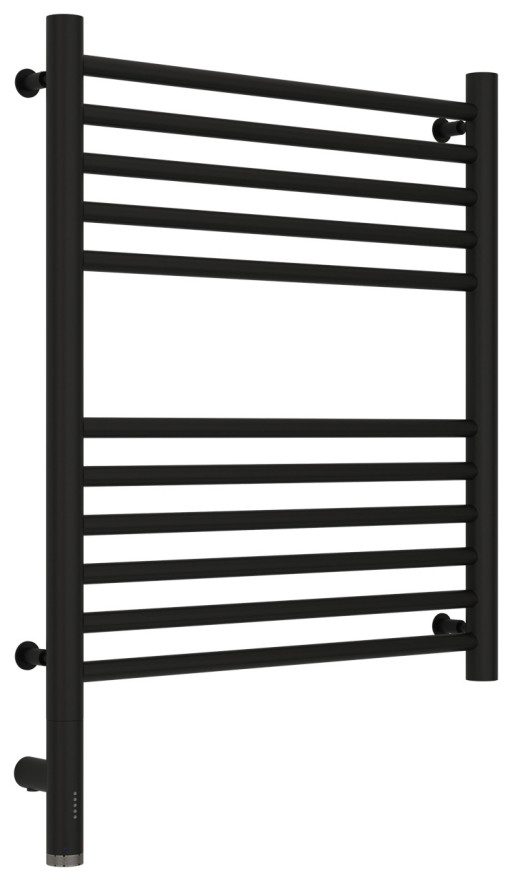 Полотенцесушитель электрический Сунержа Богема 3.0 прямая 600х500 МЭМ левый Матовый чёрный