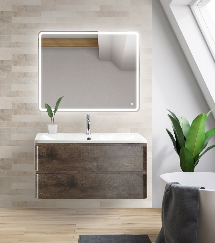 База под раковину подвесная с двумя выкатными ящиками 800x450x500 BelBagno ALBANO-800-2C-SO-RVB