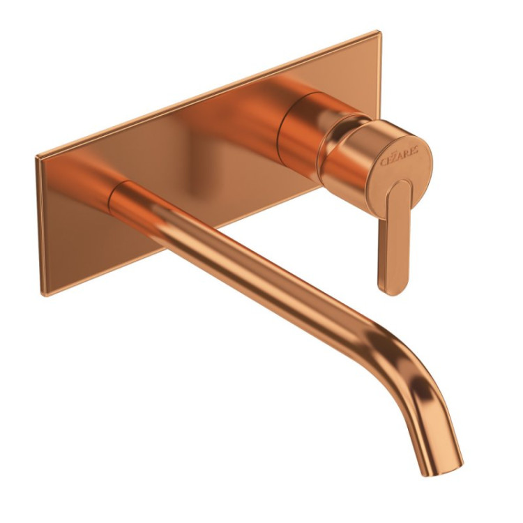 Смеситель для раковины встраиваемый однорычажный, на единой площадке Cezares LEAF-BLI1-01-W0