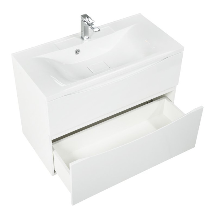 Раковина из литьевого мрамора, 1000x445x150 BelBagno BB1000/445-LV-MR-PR