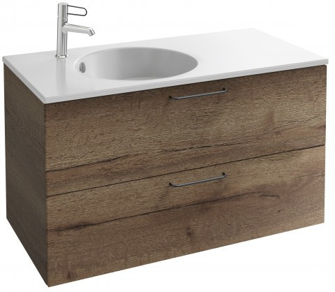 Мебель для раковины-столешницы ODEON RIVE GAUCHE 100 СМ, 2 ящика, ручки хром