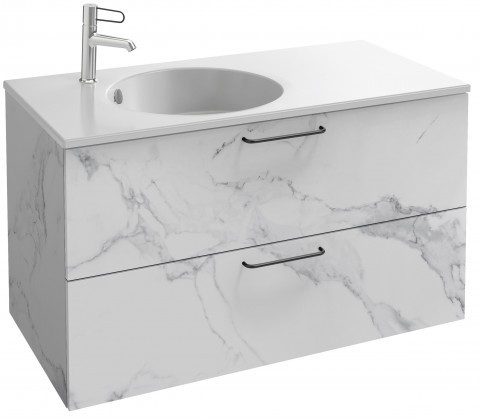 Мебель для раковины-столешницы ODEON RIVE GAUCHE 100 СМ, 2 ящика, ручки хром