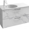 Мебель для раковины-столешницы ODEON RIVE GAUCHE 100 СМ, 2 ящика, ручки хром