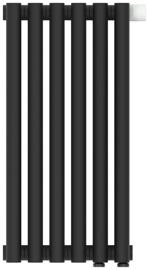 Отопительный радиатор Сунержа Эстет-11 EU50 500х270 6 секций Тёмный титан муар