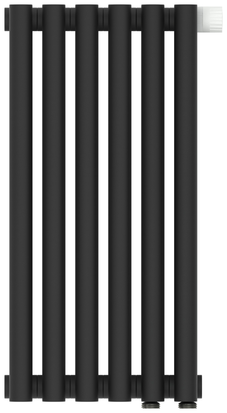 Отопительный радиатор Сунержа Эстет-11 EU50 500х270 6 секций Тёмный титан муар