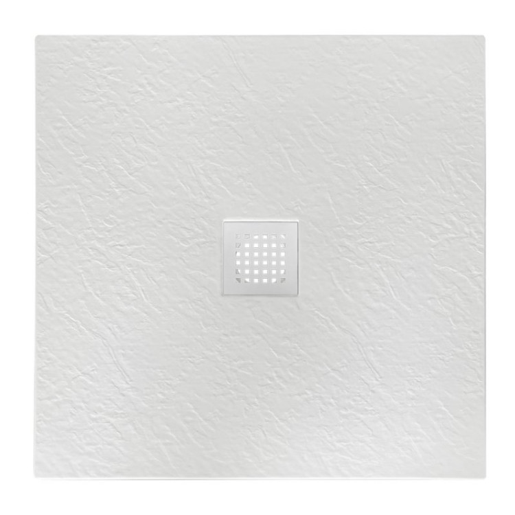 Поддон из искусственного мрамора,белый BelBagno TRAY-MR-UNO-A-90-35-W-NO