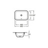 Раковина Jacob Delafon Vox 56 EYA102-00