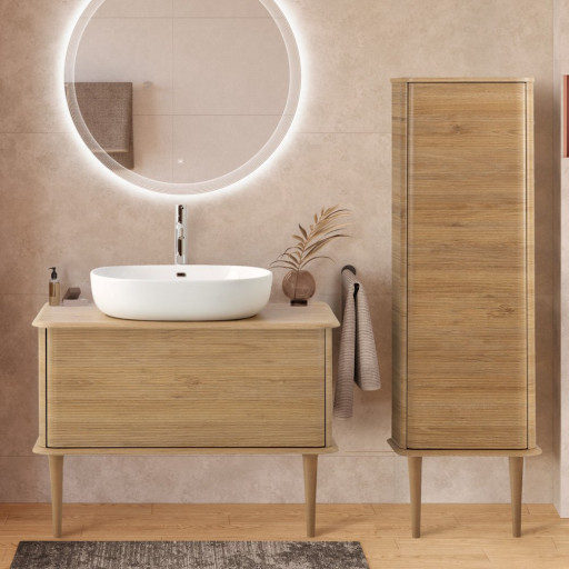 Колонна подвесная с дверью, реверсивная 35x20x140 Cezares 55179